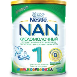 Сухая смесь Nestle NAN Кисломолочный 1 400 гр.